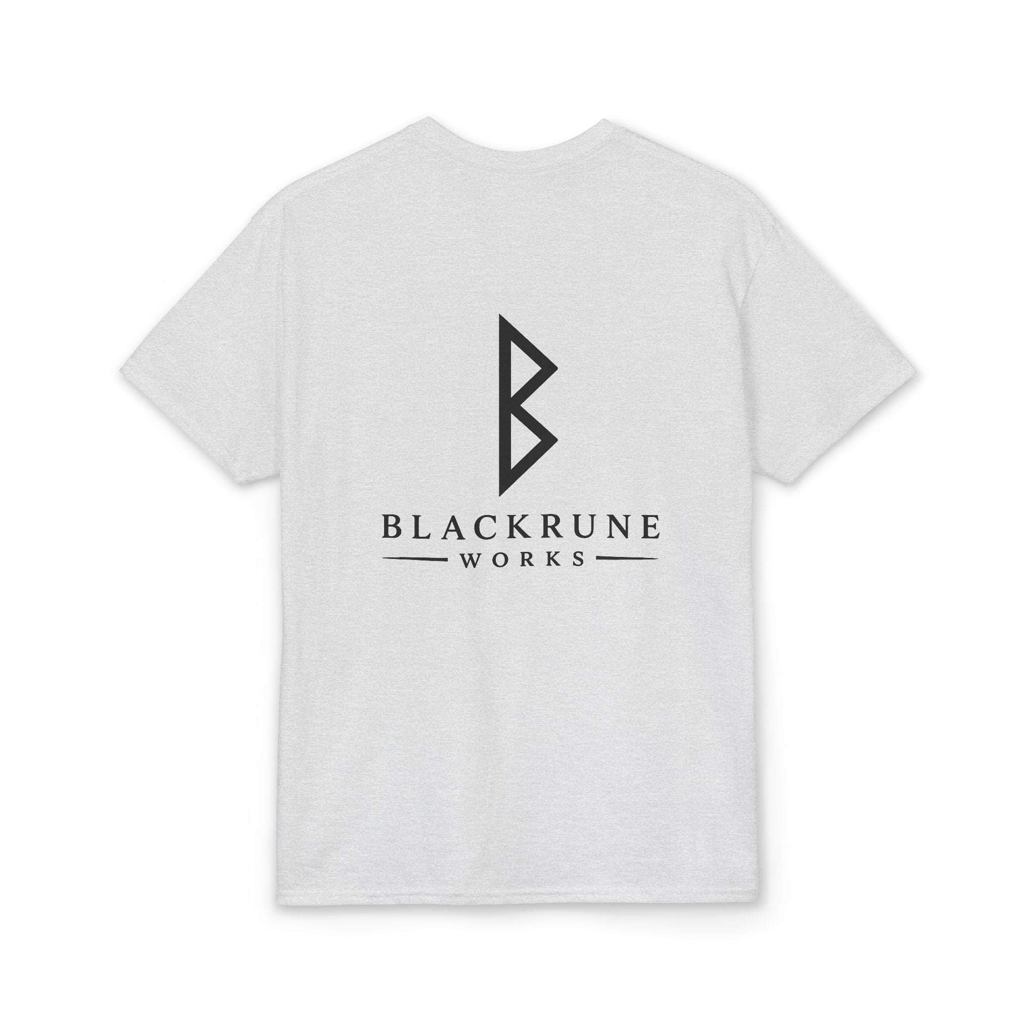 Black Rune Works Signature DryBlend T-Shirt  Back Logo