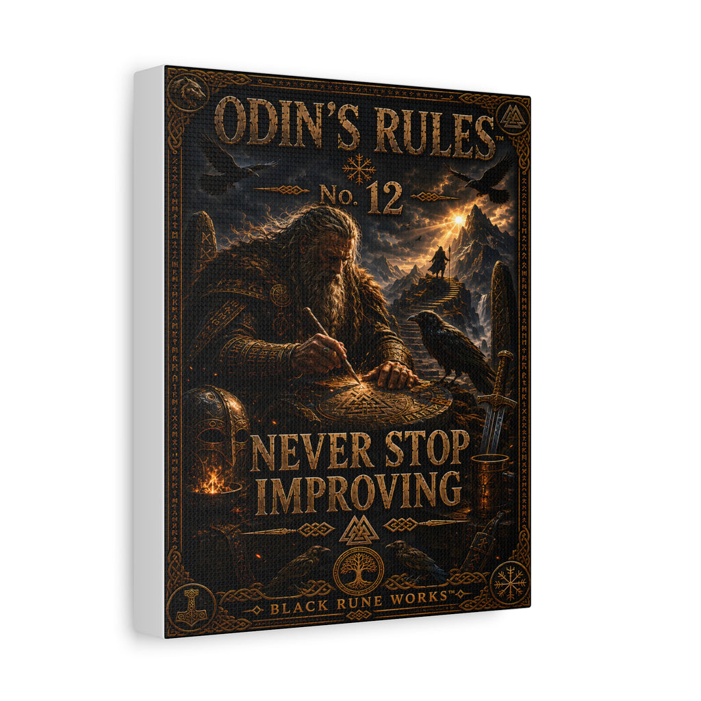 ODIN'S RULES™ No. 12 NEVER STOP IMPROVING