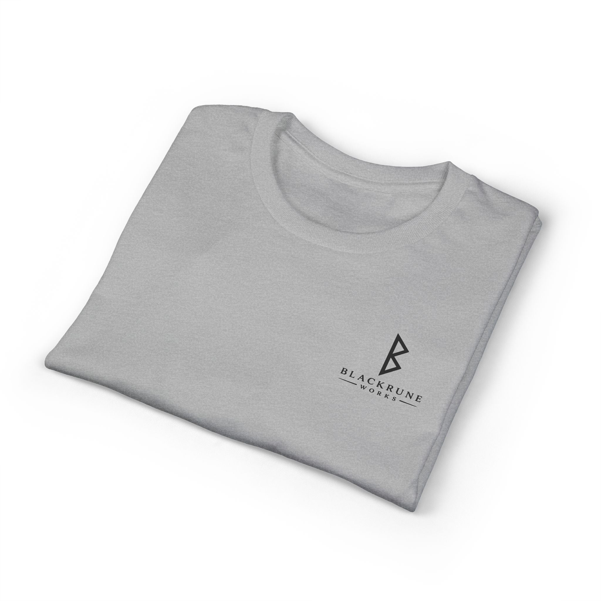 Black Rune Works Signature DryBlend T-Shirt Front Logo