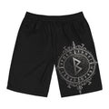 Berkano Rune Board Shorts | Norse Viking Swim Shorts | Black Rune Works