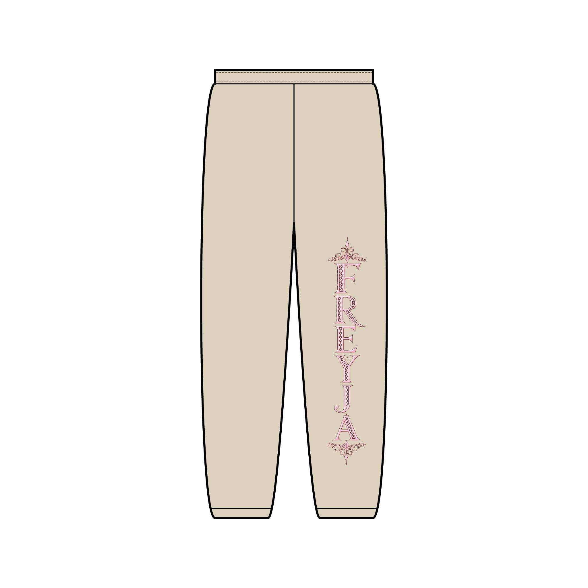 Freya Vertical Logo Sweatpants Pink