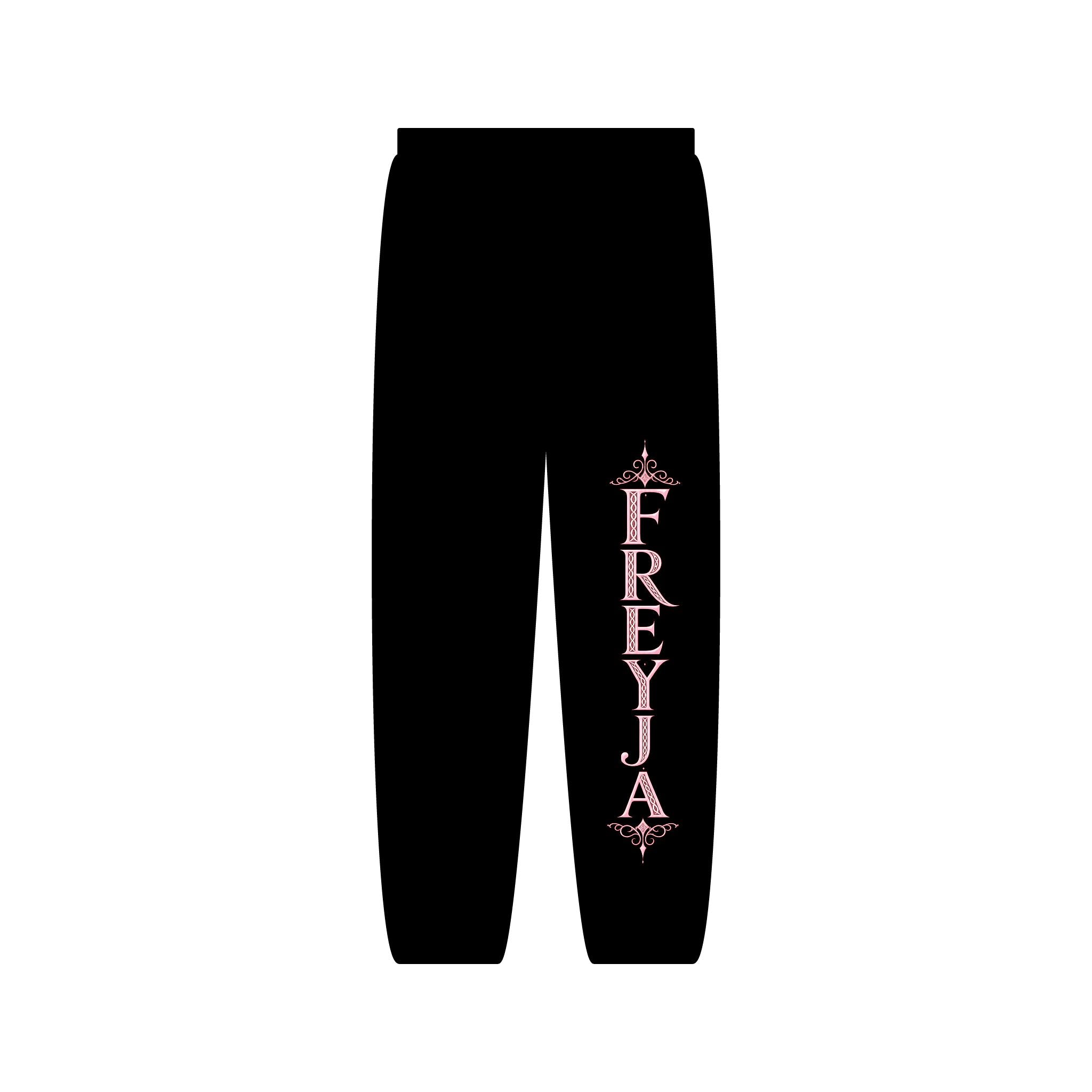 Freya Vertical Logo Sweatpants Pink