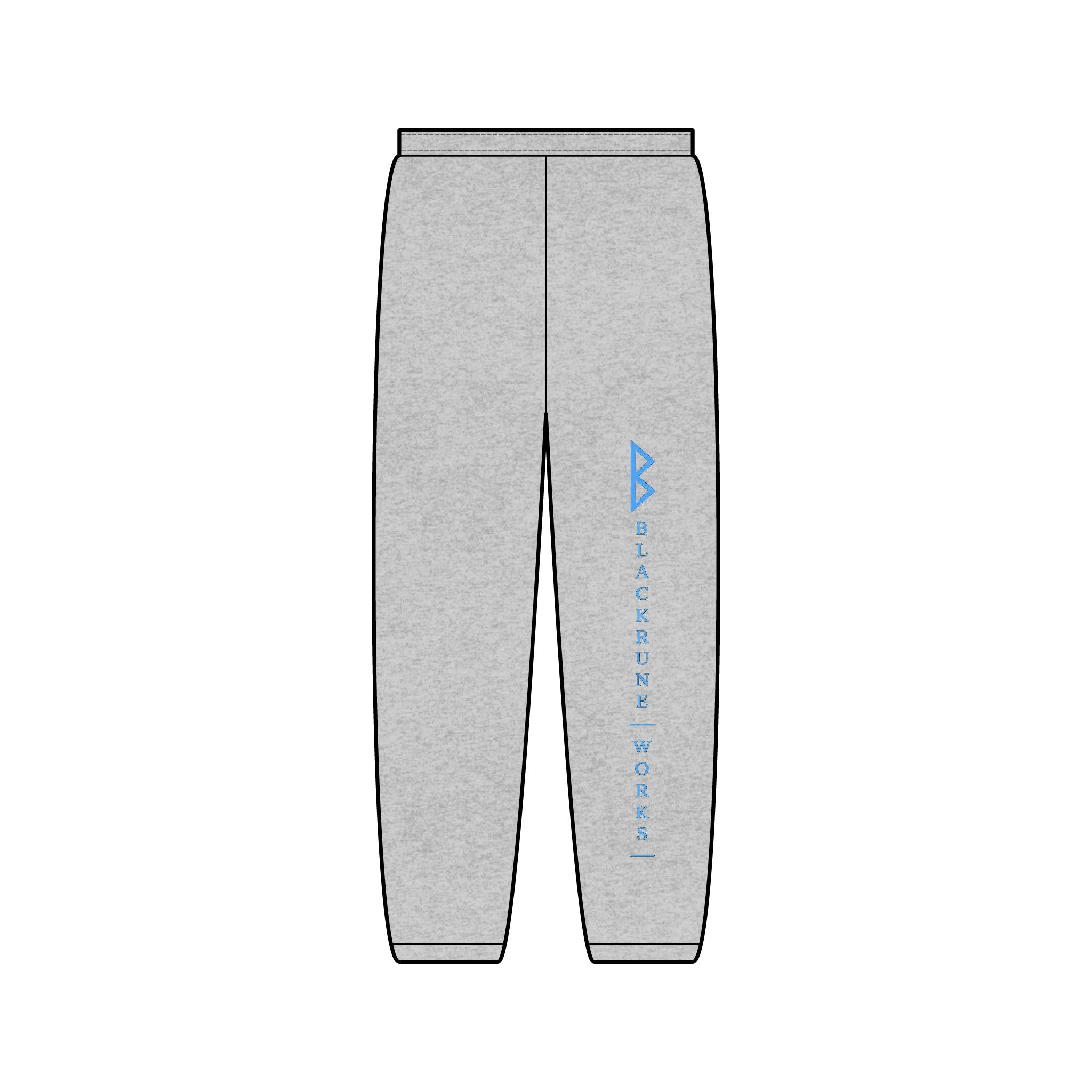 Blue Vertical Logo Joggers