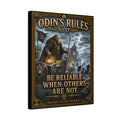 ODIN'S RULES™ No. 17 – Be Reliable When Others Are Not | Viking Motivational Canvas