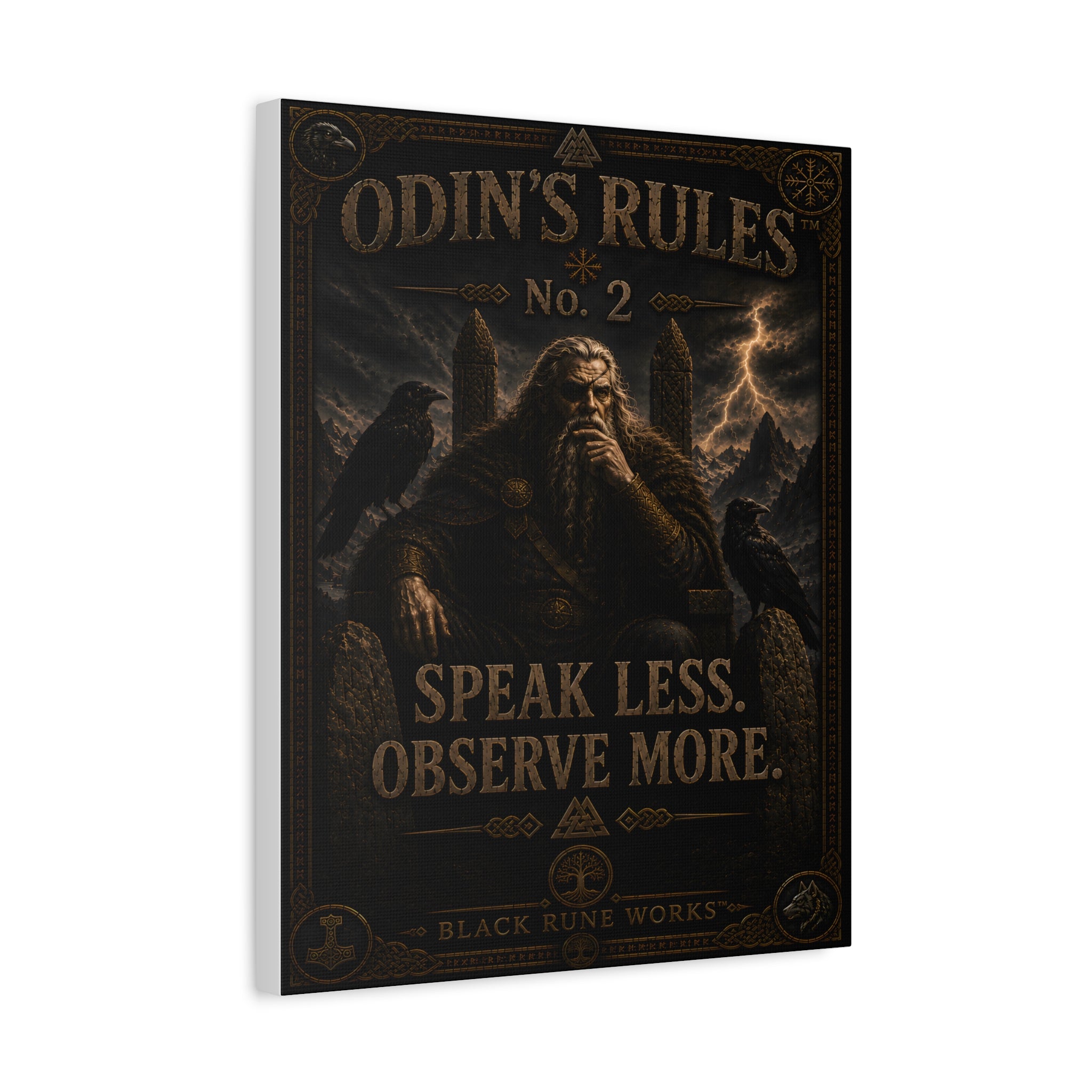 ODIN'S RULES™ No. 2 – Speak Less. Observe More