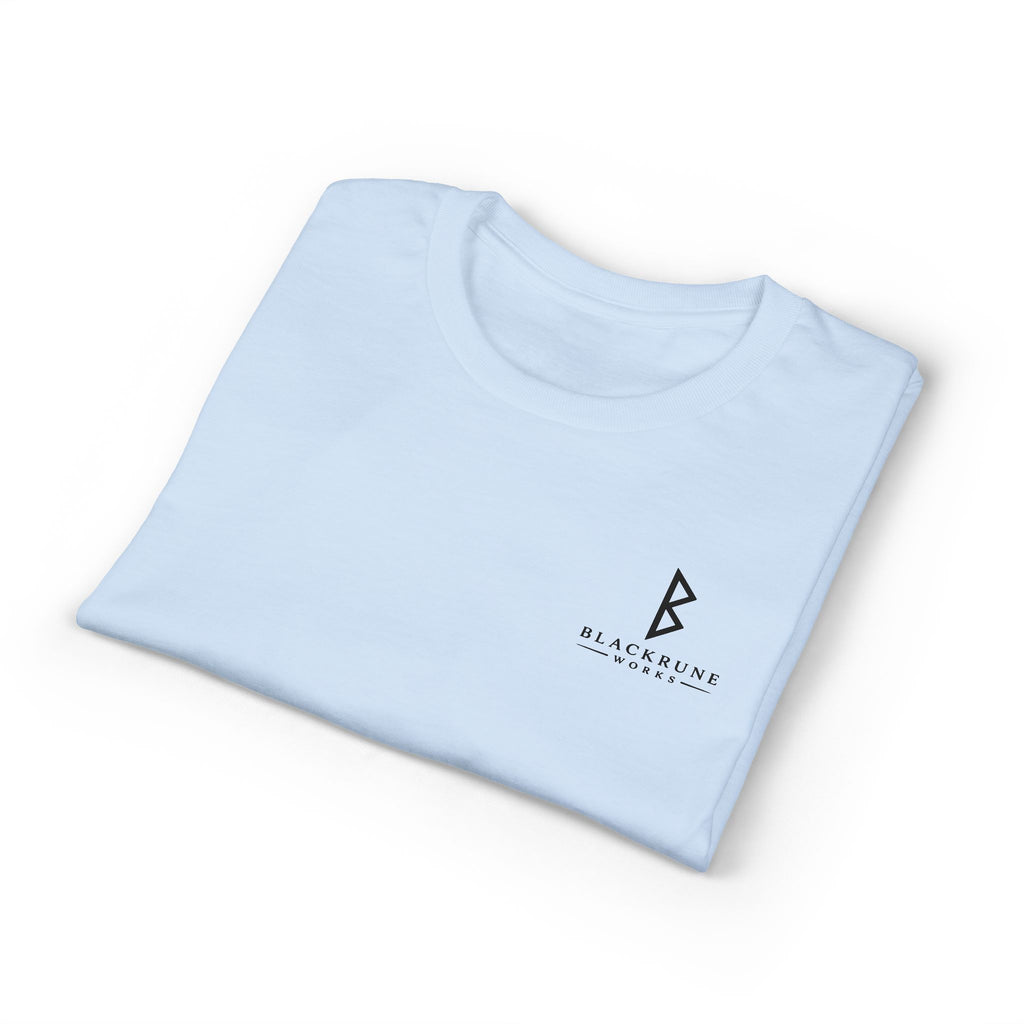 Black Rune Works Signature DryBlend T-Shirt Front Logo