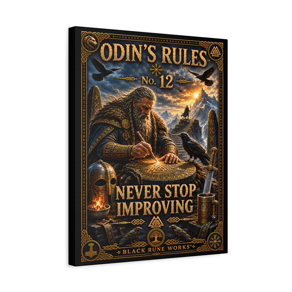 ODIN'S RULES™ No. 12 NEVER STOP IMPROVING