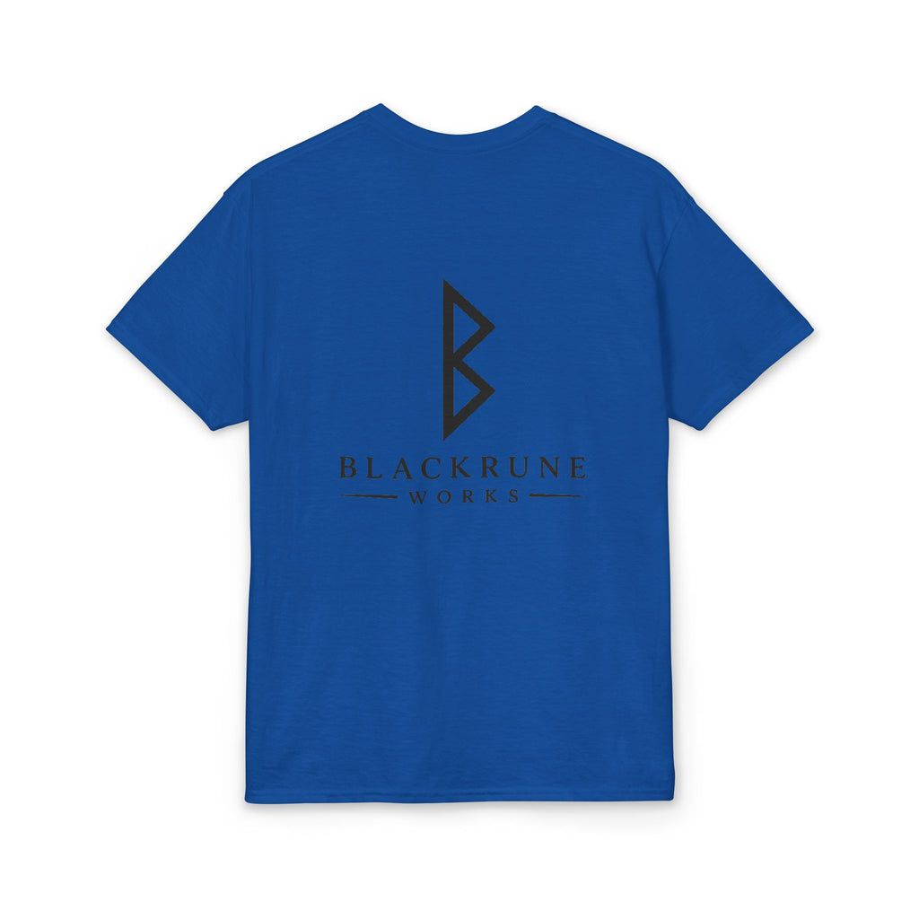 Black Rune Works Signature DryBlend T-Shirt  Back Logo