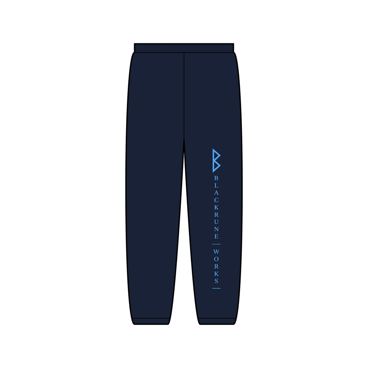 Blue Vertical Logo Joggers