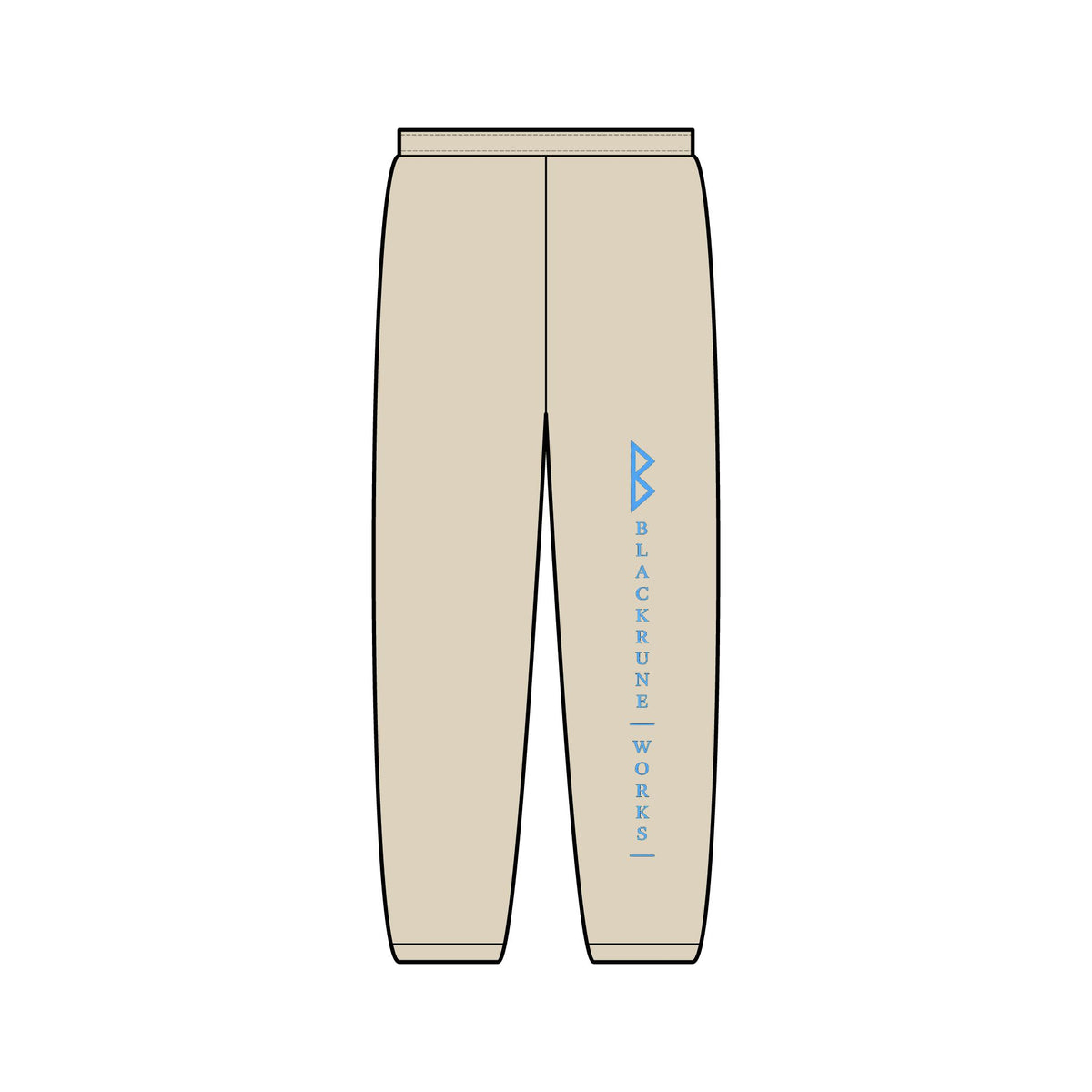 Blue Vertical Logo Joggers