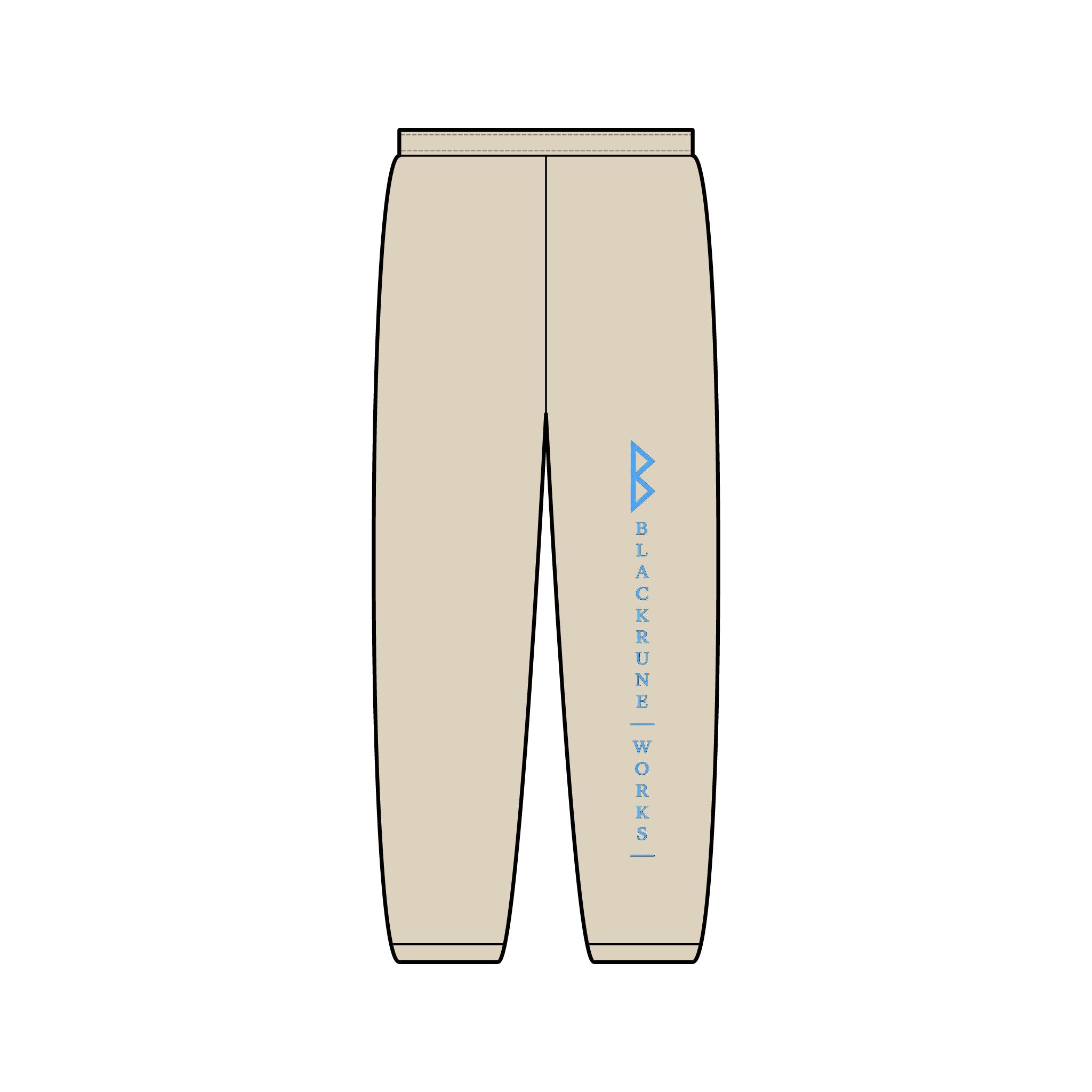 Blue Vertical Logo Joggers