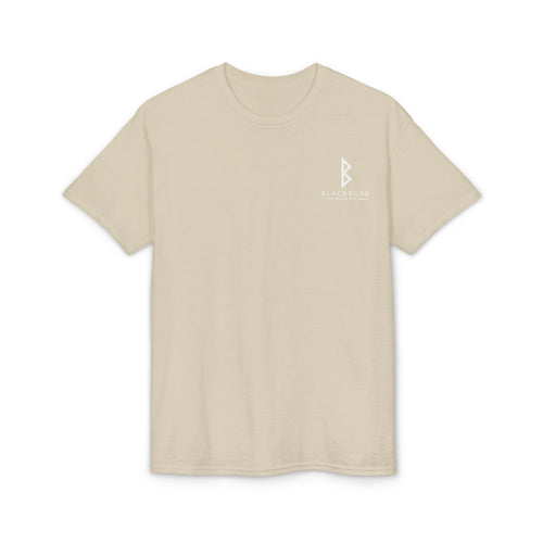 Black Rune Works Signature DryBlend T-Shirt Front and Back Logo