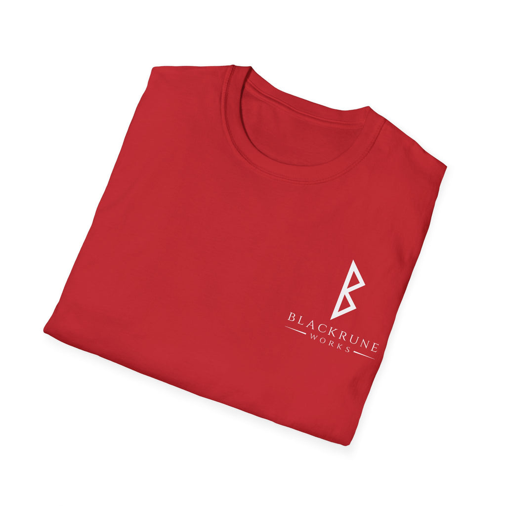Black Rune Works Logo TShirt Front Small Logo