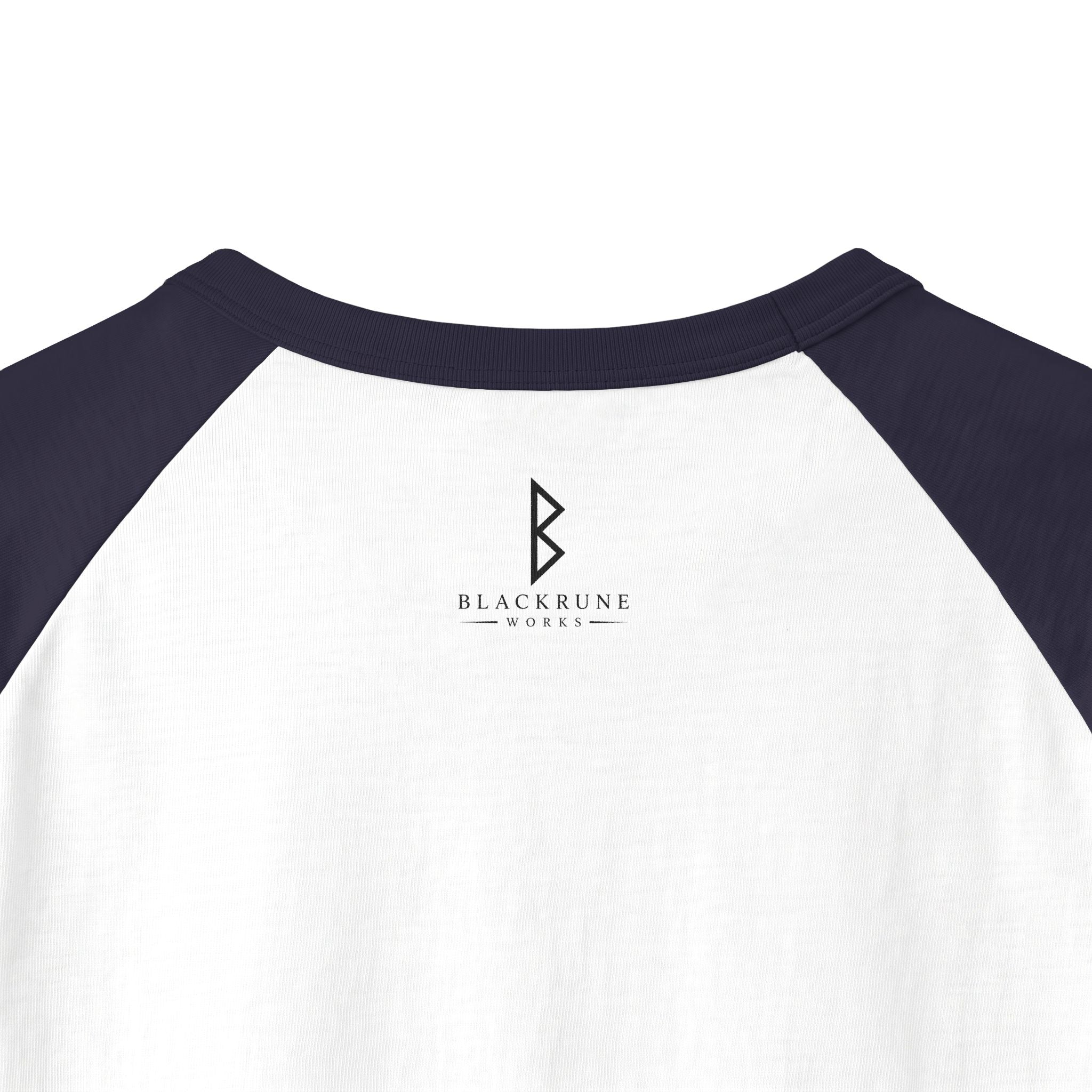 Aurora Eternal Love Rune Raglan Shirt | Norse Viking 3/4 Sleeve | Black Rune Works