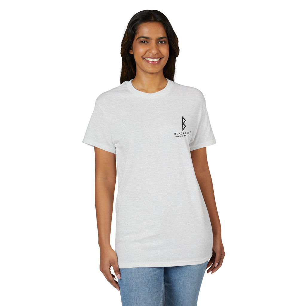 Black Rune Works Signature DryBlend T-Shirt Front Logo