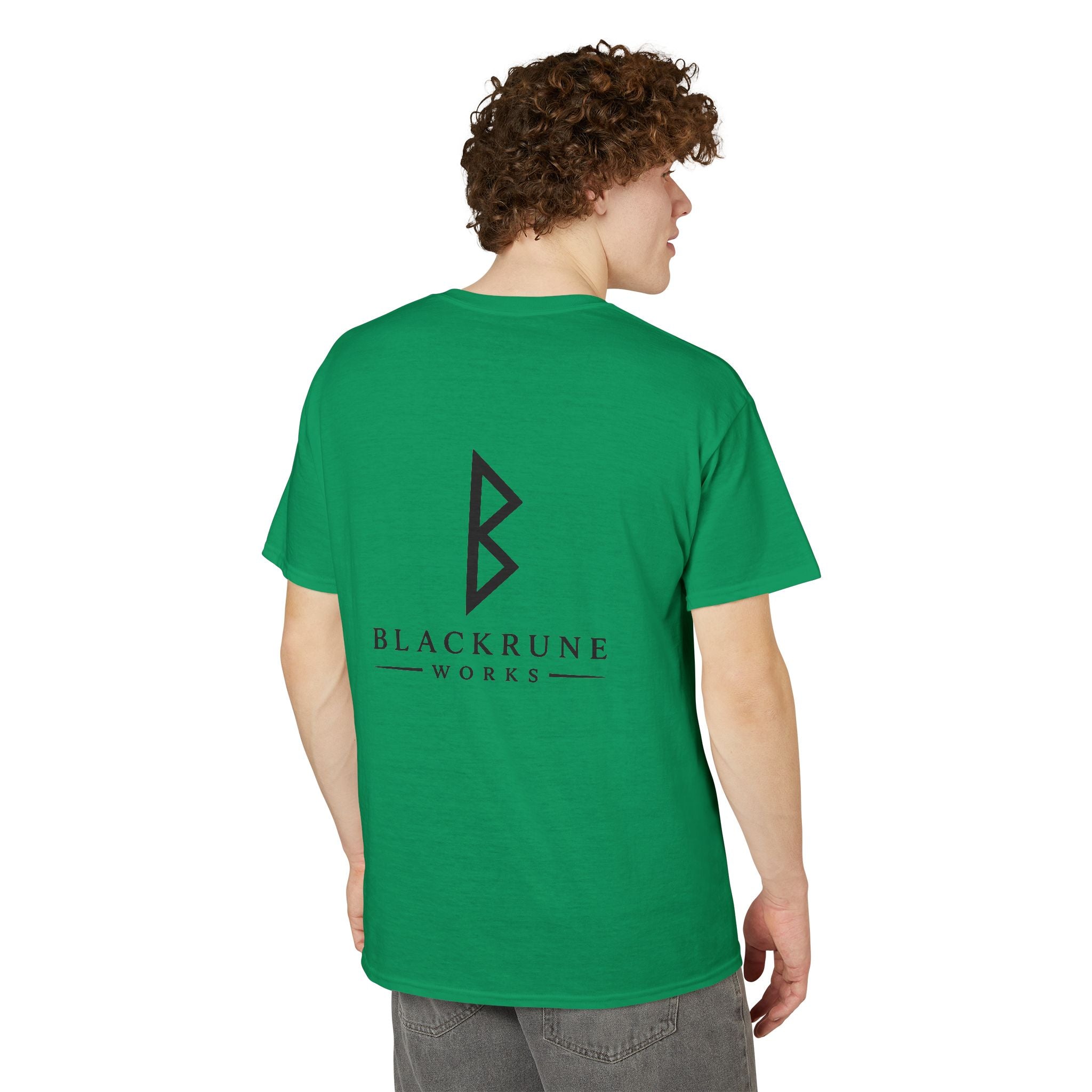 Black Rune Works Signature DryBlend T-Shirt  Back Logo