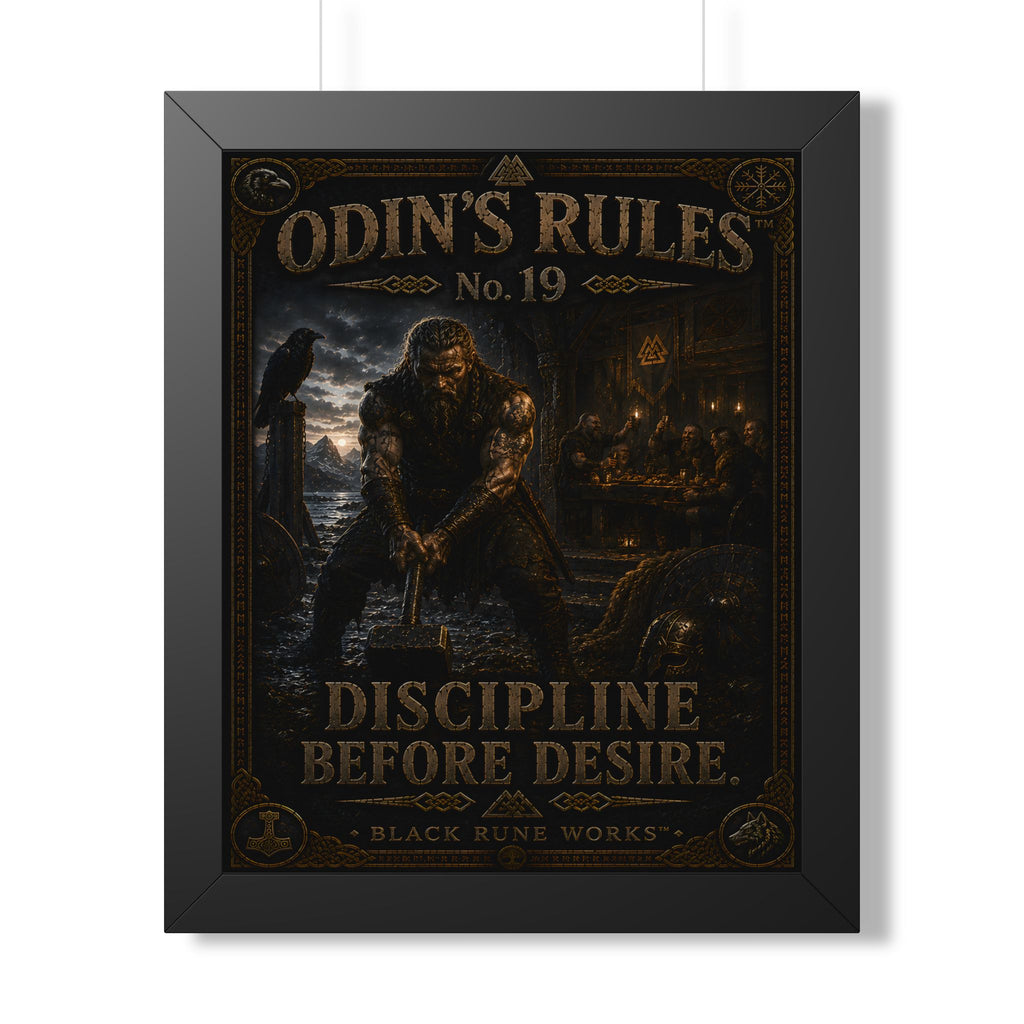 ODIN'S RULES™ No. 19 DISCIPLINE BEFORE DESIRE