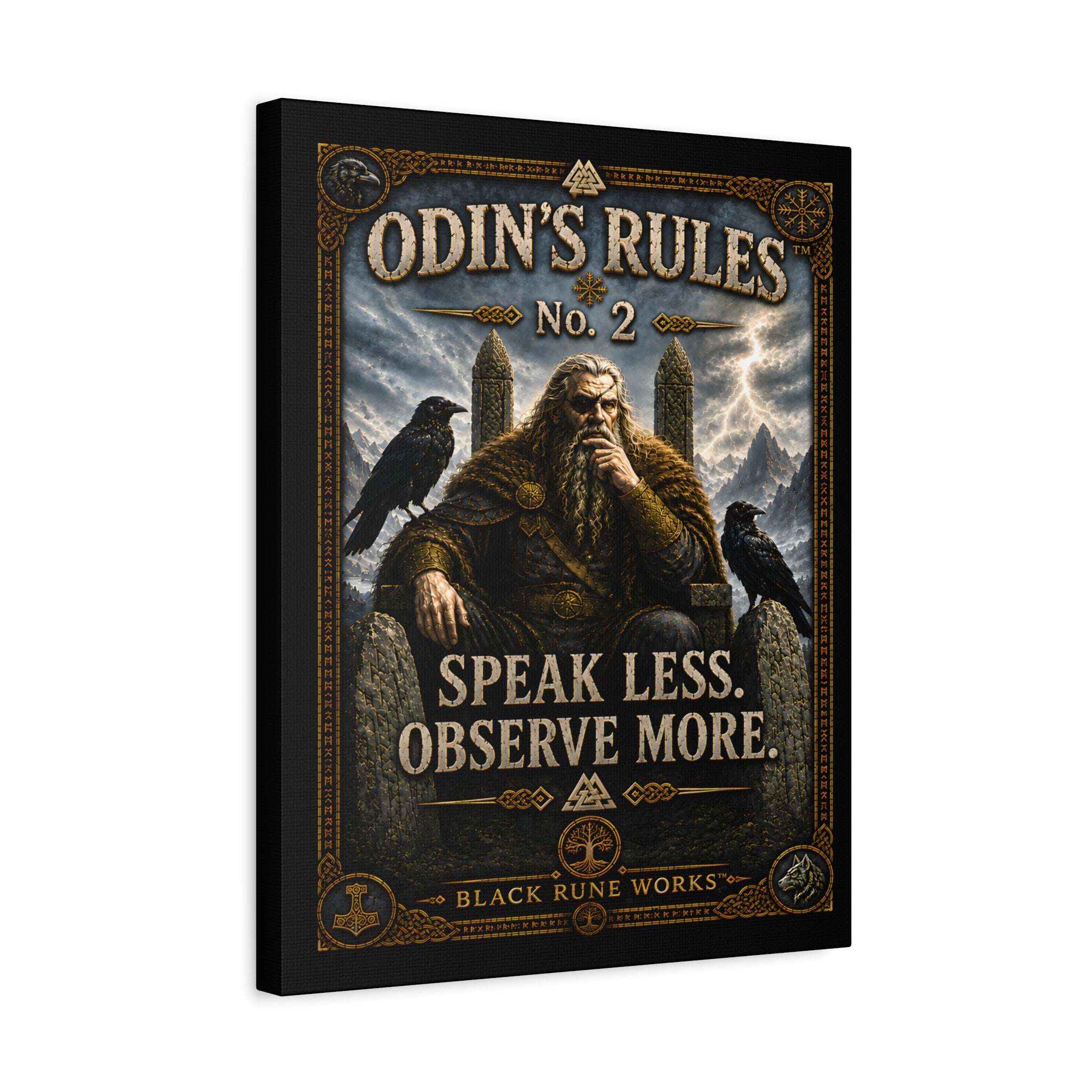ODIN'S RULES™ No. 2 – Speak Less. Observe More