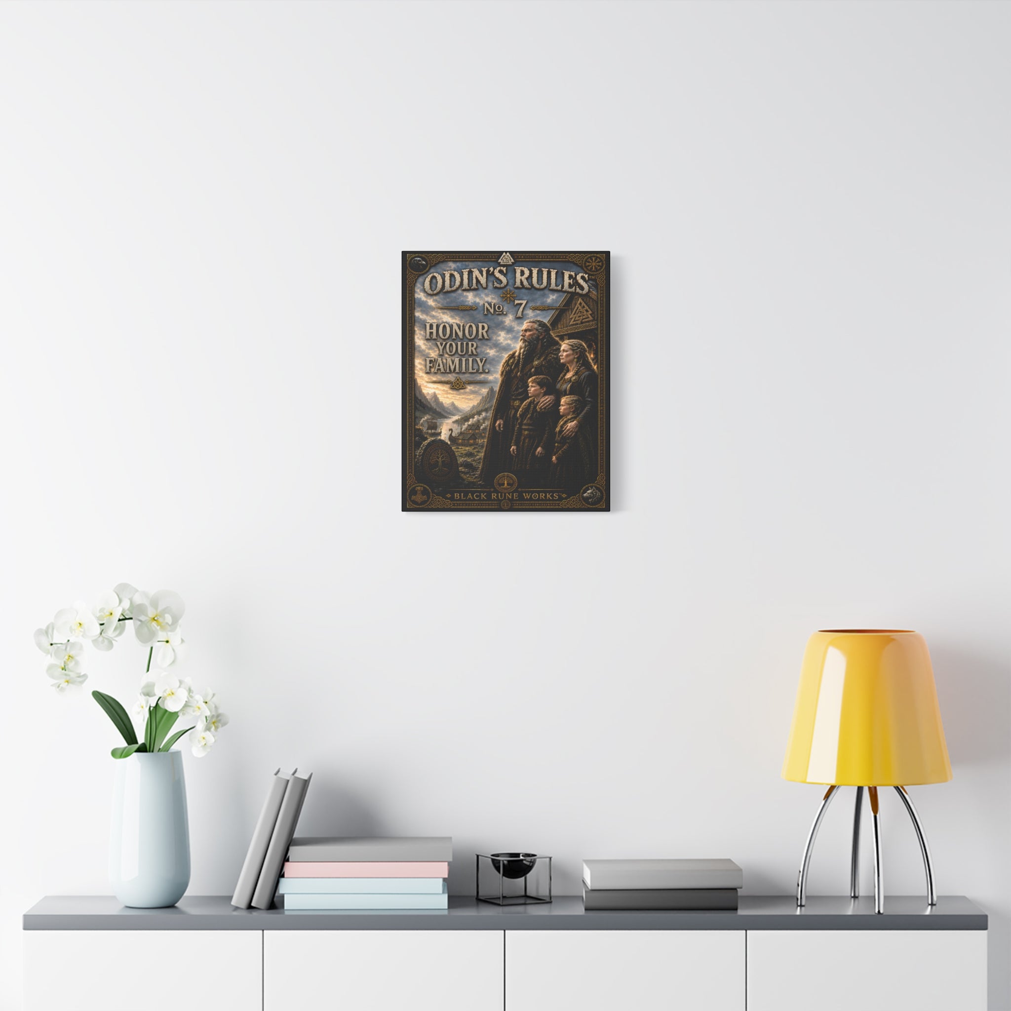ODIN'S RULES™ No. 7 – Honor Your Family Canvas