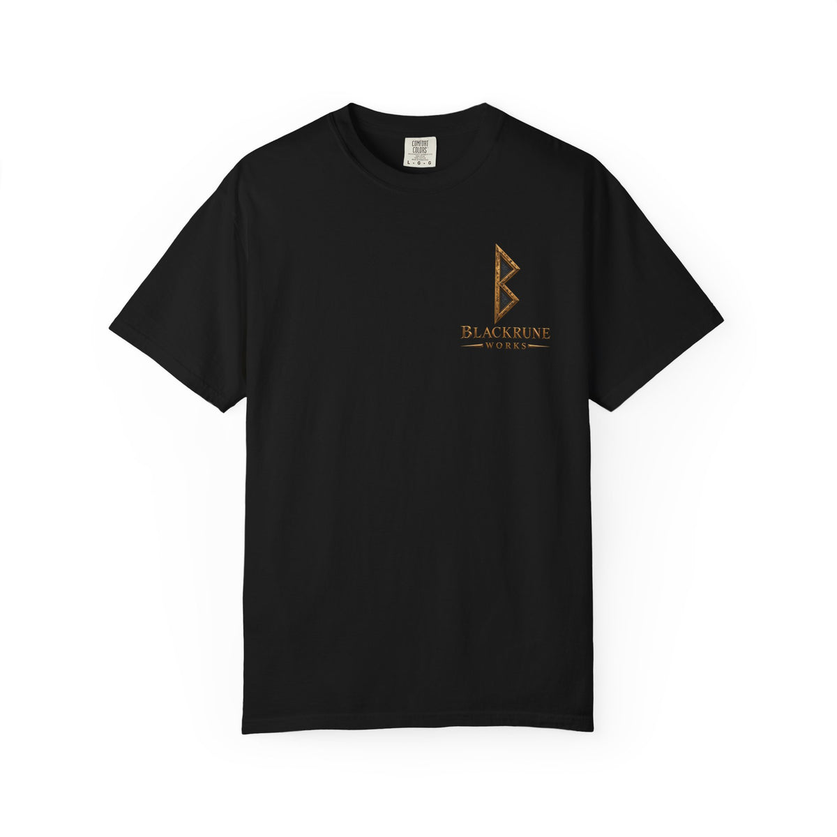 Black Rune Works Bronze Mjölnir Tee | Norse Hammer Rune Shirt
