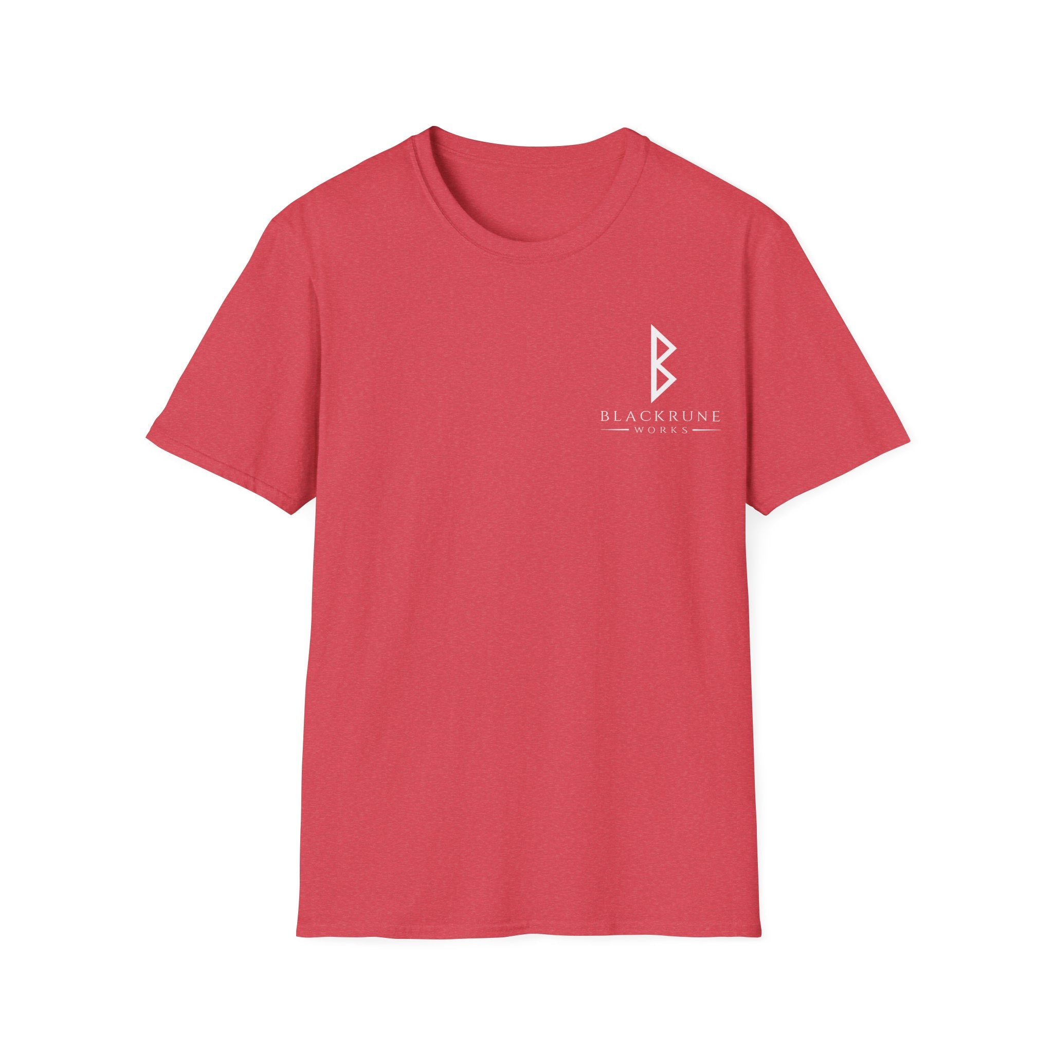 Black Rune Works Logo TShirt Front Small Logo