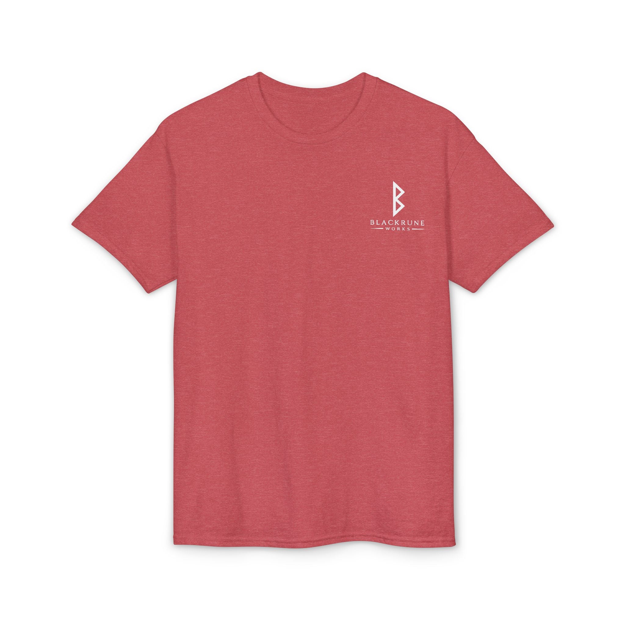 Black Rune Works Signature DryBlend T-Shirt Front and Back Logo