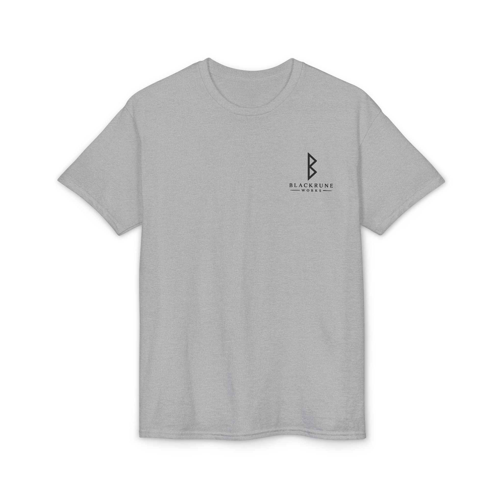 Black Rune Works Signature DryBlend T-Shirt Front Logo