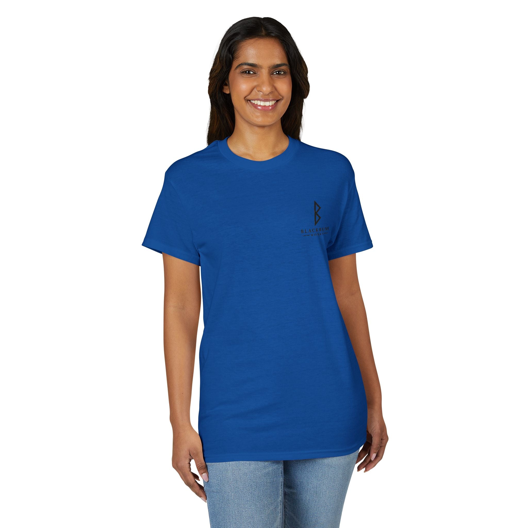 Black Rune Works Signature DryBlend T-Shirt Front Logo