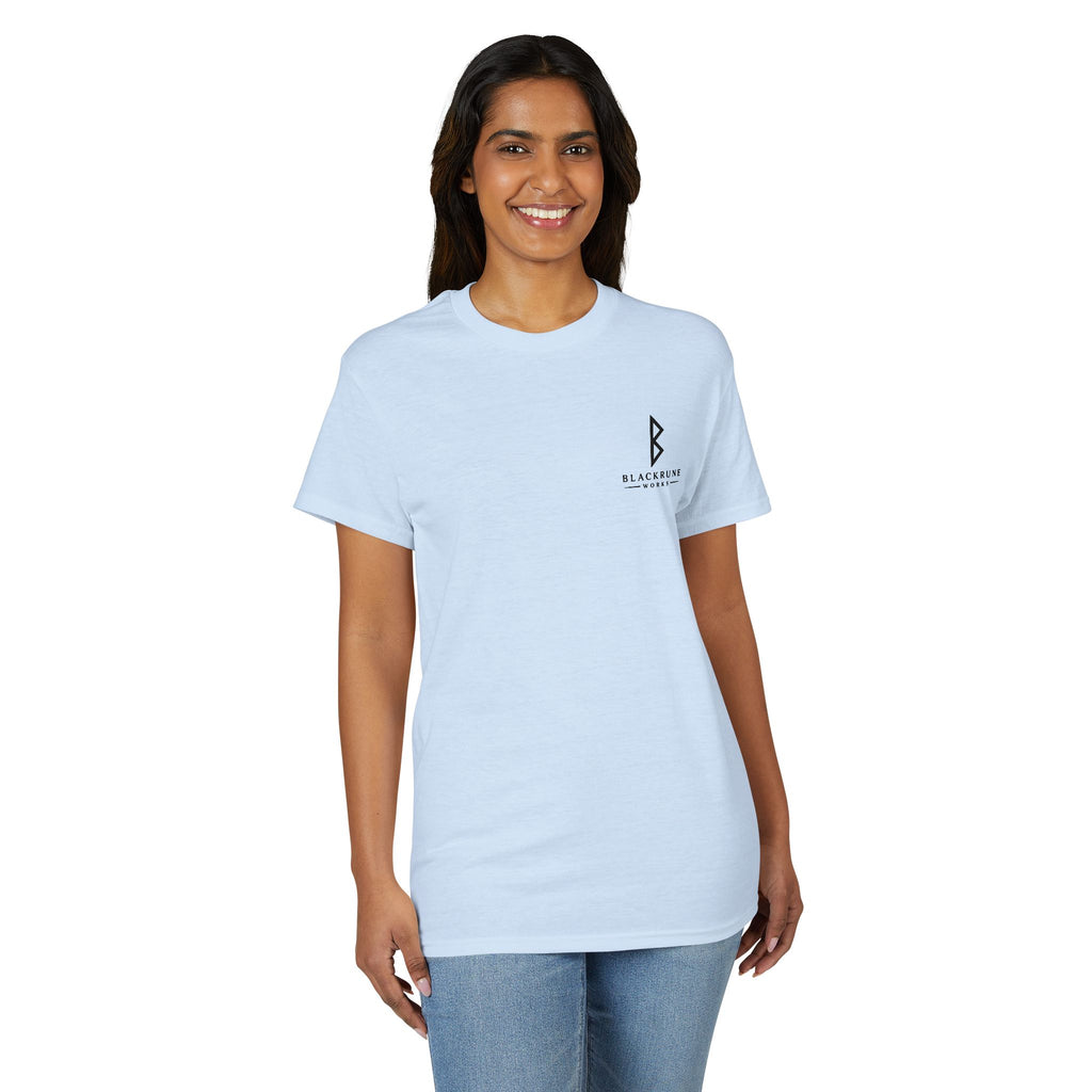 Black Rune Works Signature DryBlend T-Shirt Front Logo