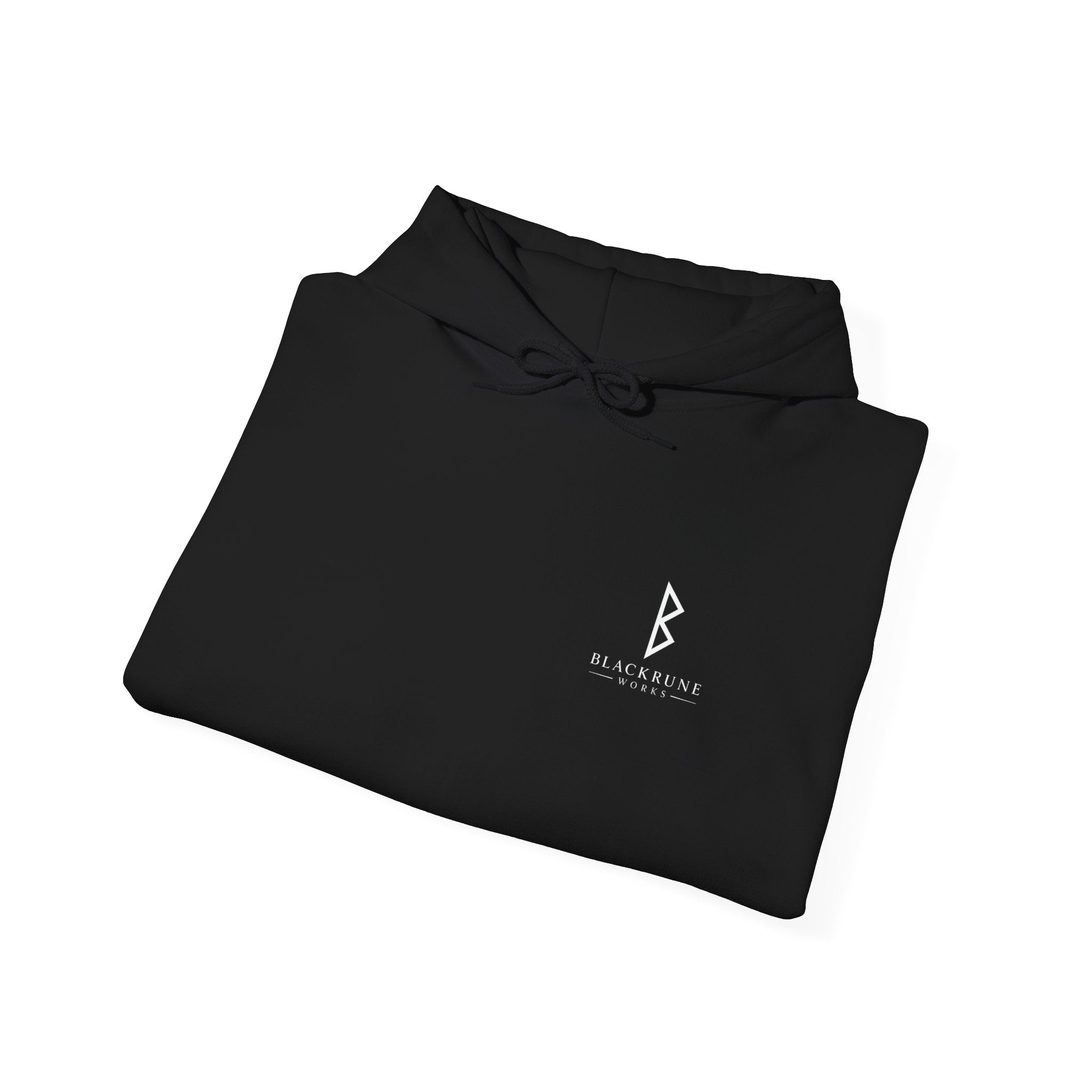 Odin's Rules™ Rule #8 | Stand Firm Under Pressure | Viking Norse Warrior Hoodie | Black Rune Works