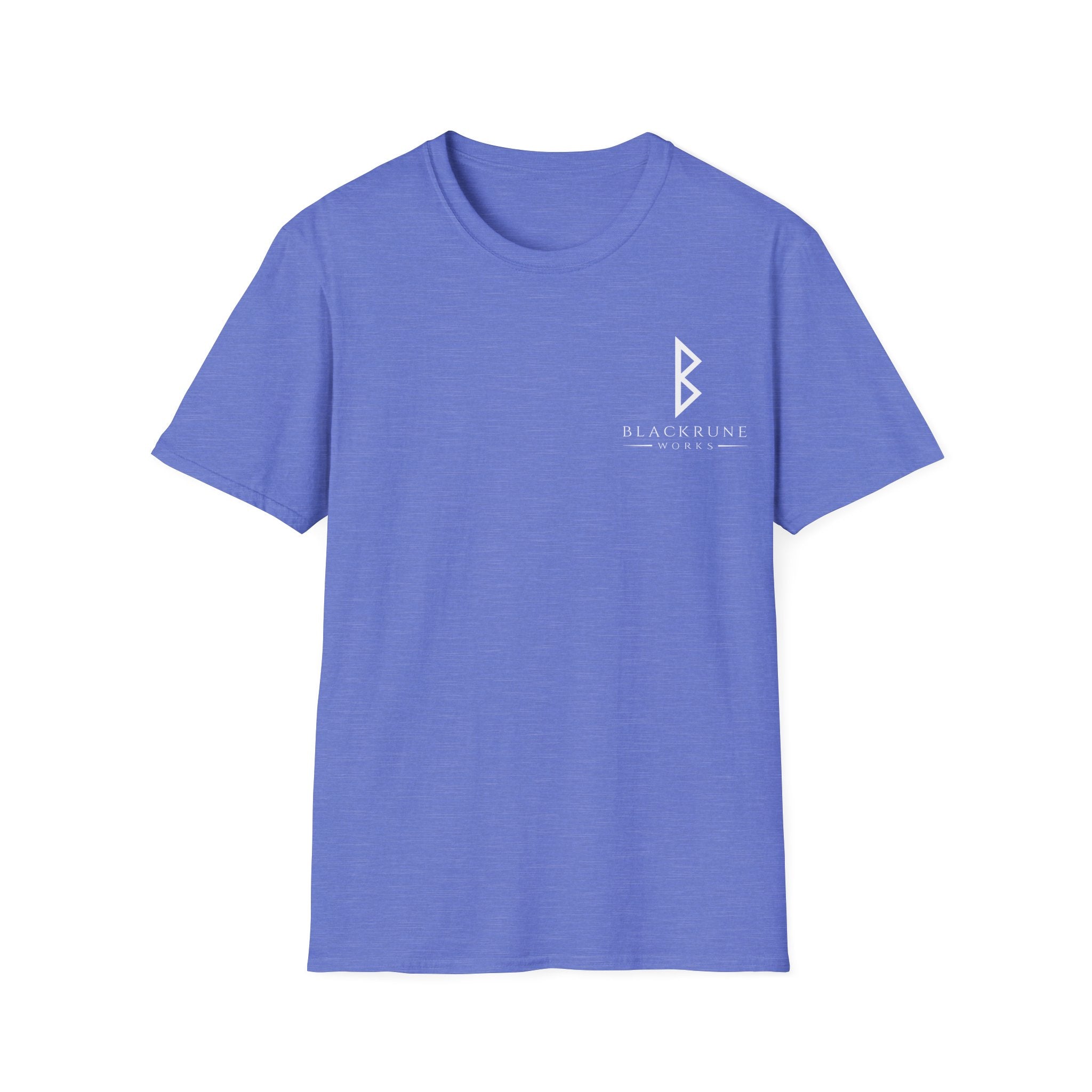 Black Rune Works Logo TShirt Front Small Logo