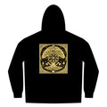 Black Rune Works – Gold Yggdrasil Rune Sherpa-Lined Full-Zip Hoodie