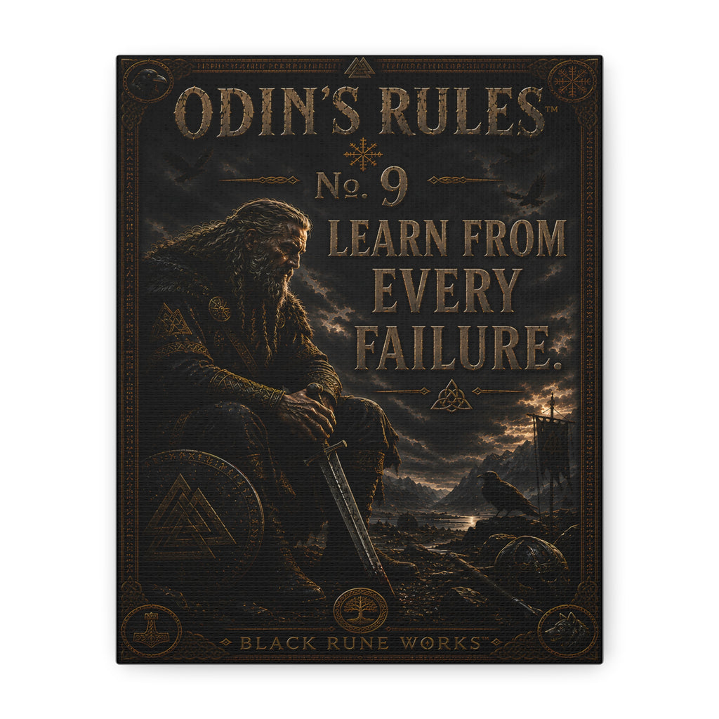 ODIN'S RULES™ No. 9 – Learn From Every Failure Canvas
