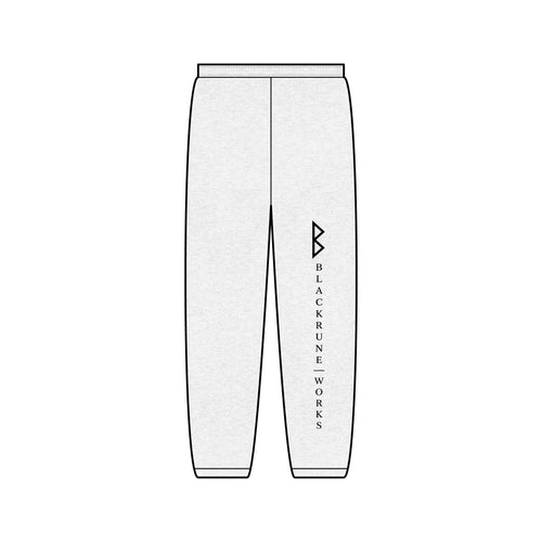 Blackrune Works Vertical Logo Sweatpants  Streetwear Joggers
