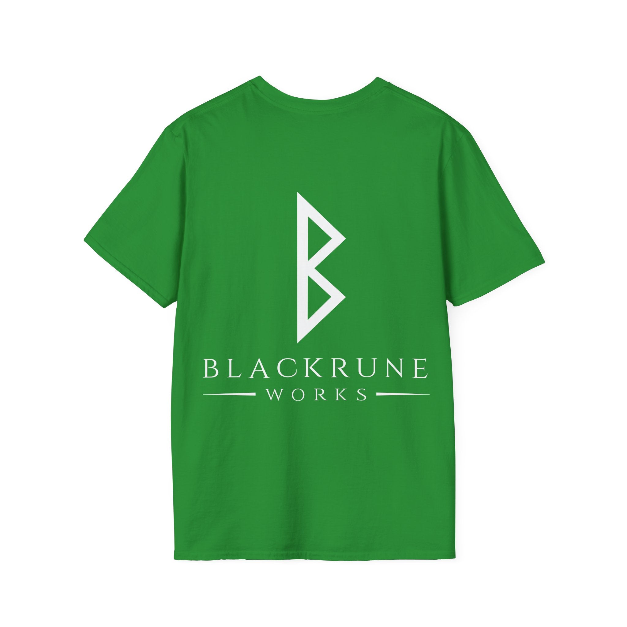 Black Rune Works Logo TShirt Back Large Logo
