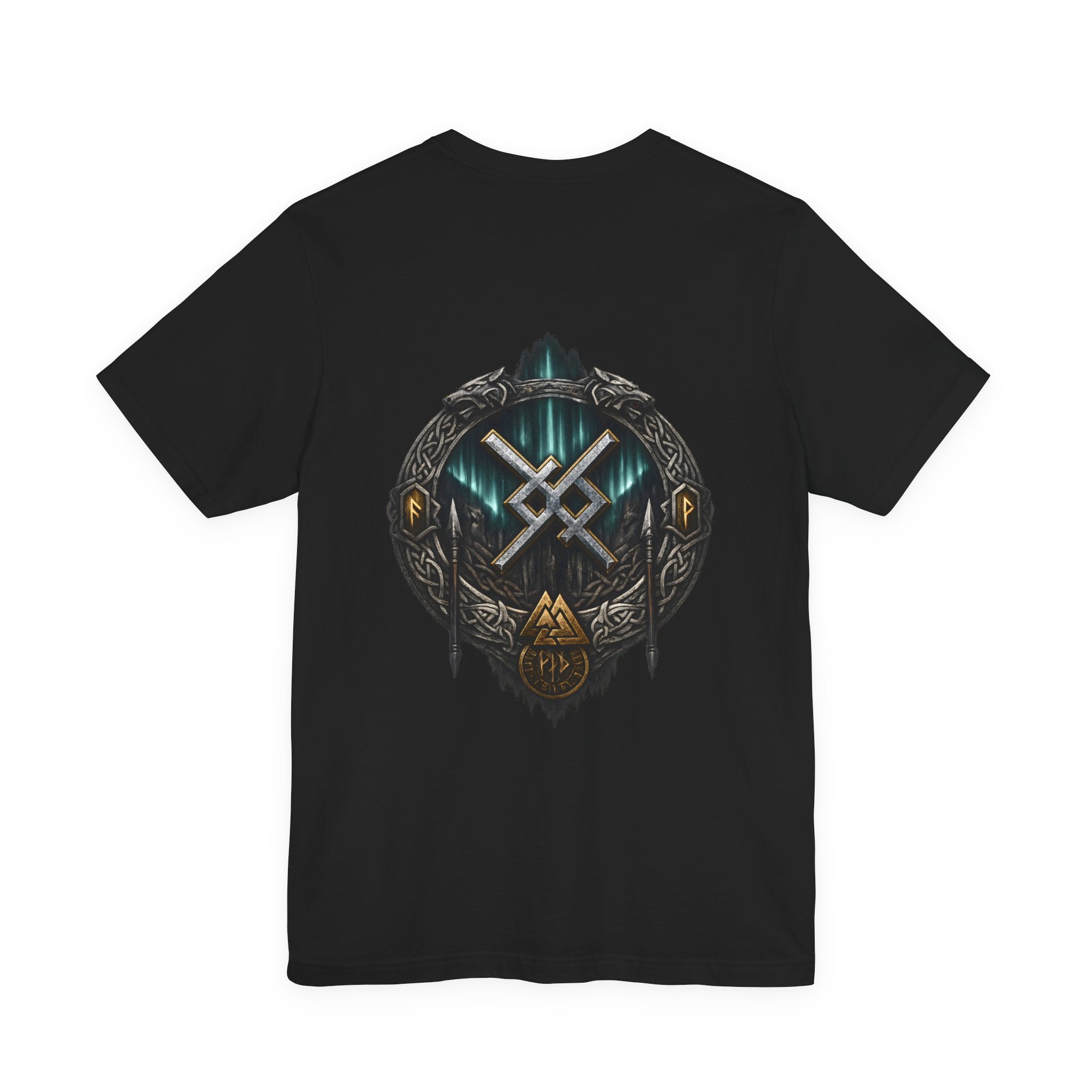 Aurora Eternal Love Rune T-Shirt | Norse Rune Graphic Tee | Black Rune Works