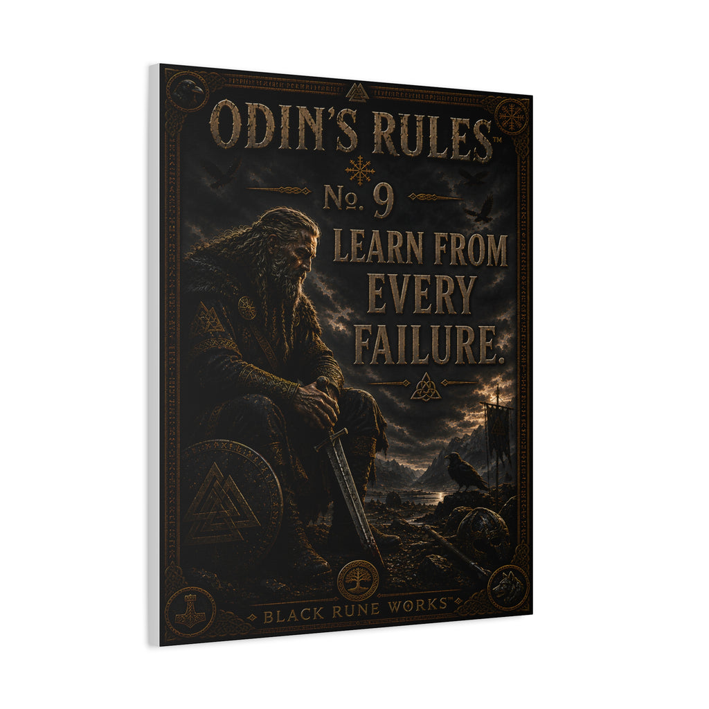 ODIN'S RULES™ No. 9 – Learn From Every Failure Canvas