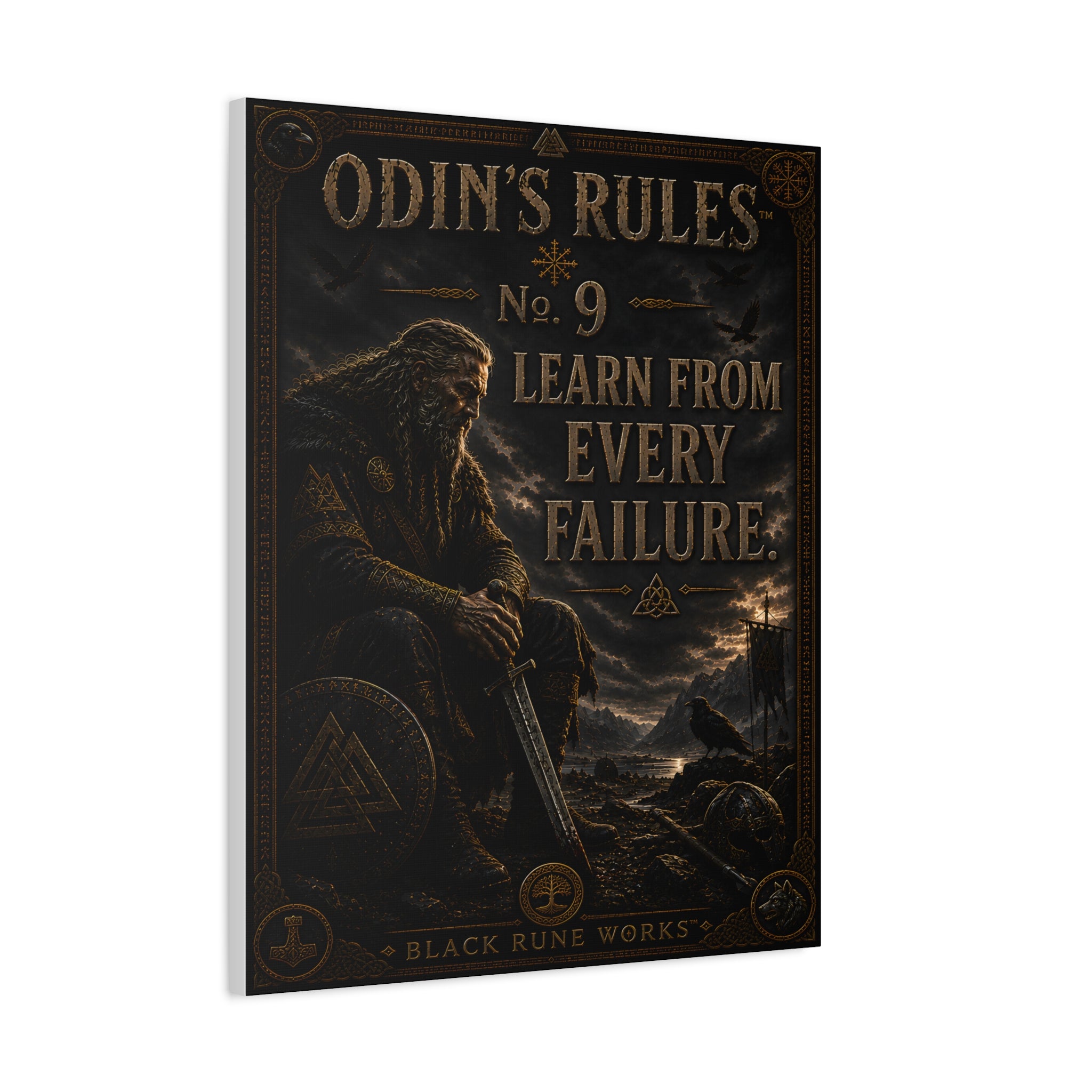ODIN'S RULES™ No. 9 – Learn From Every Failure Canvas