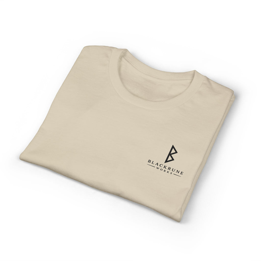 Black Rune Works Signature DryBlend T-Shirt Front Logo