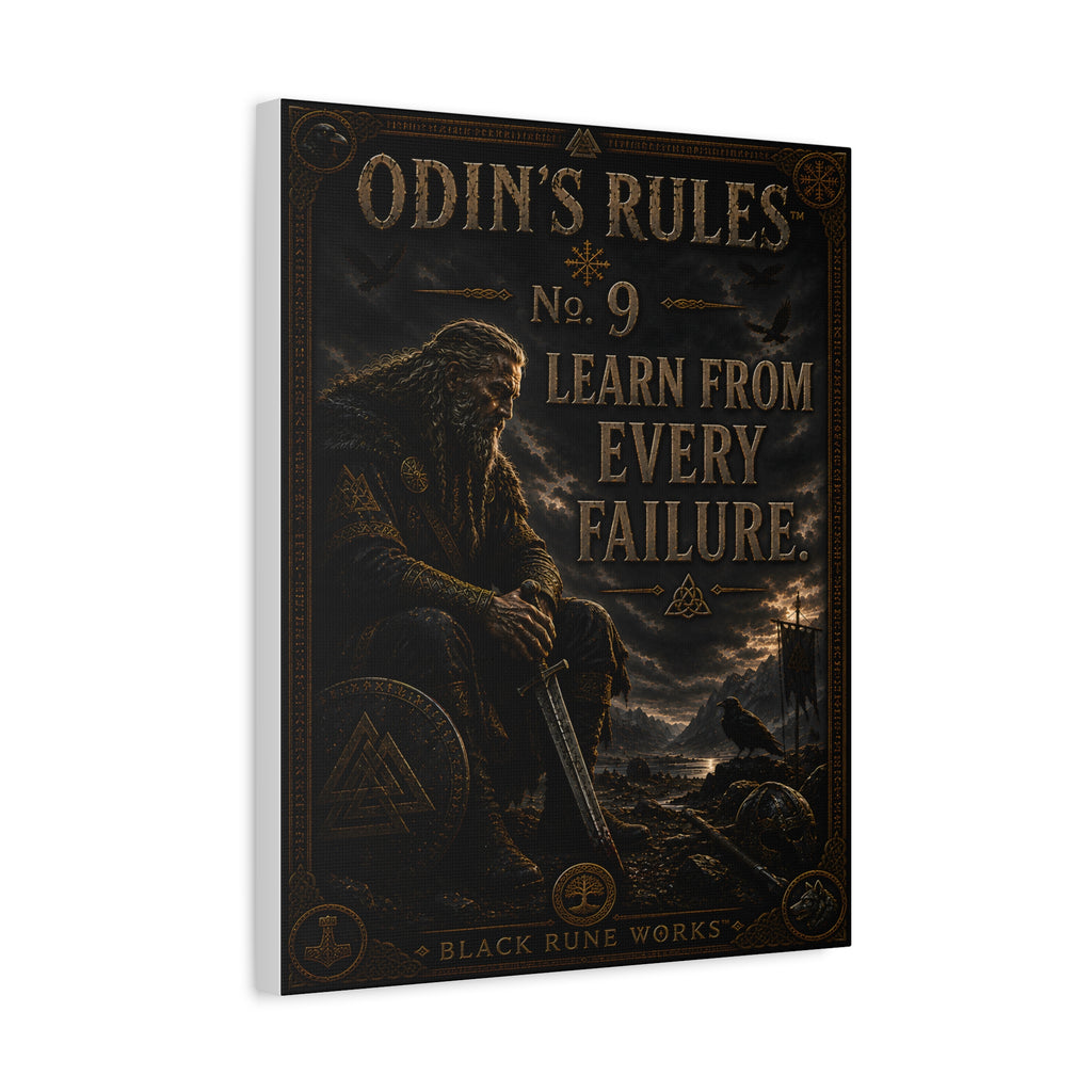 ODIN'S RULES™ No. 9 – Learn From Every Failure Canvas