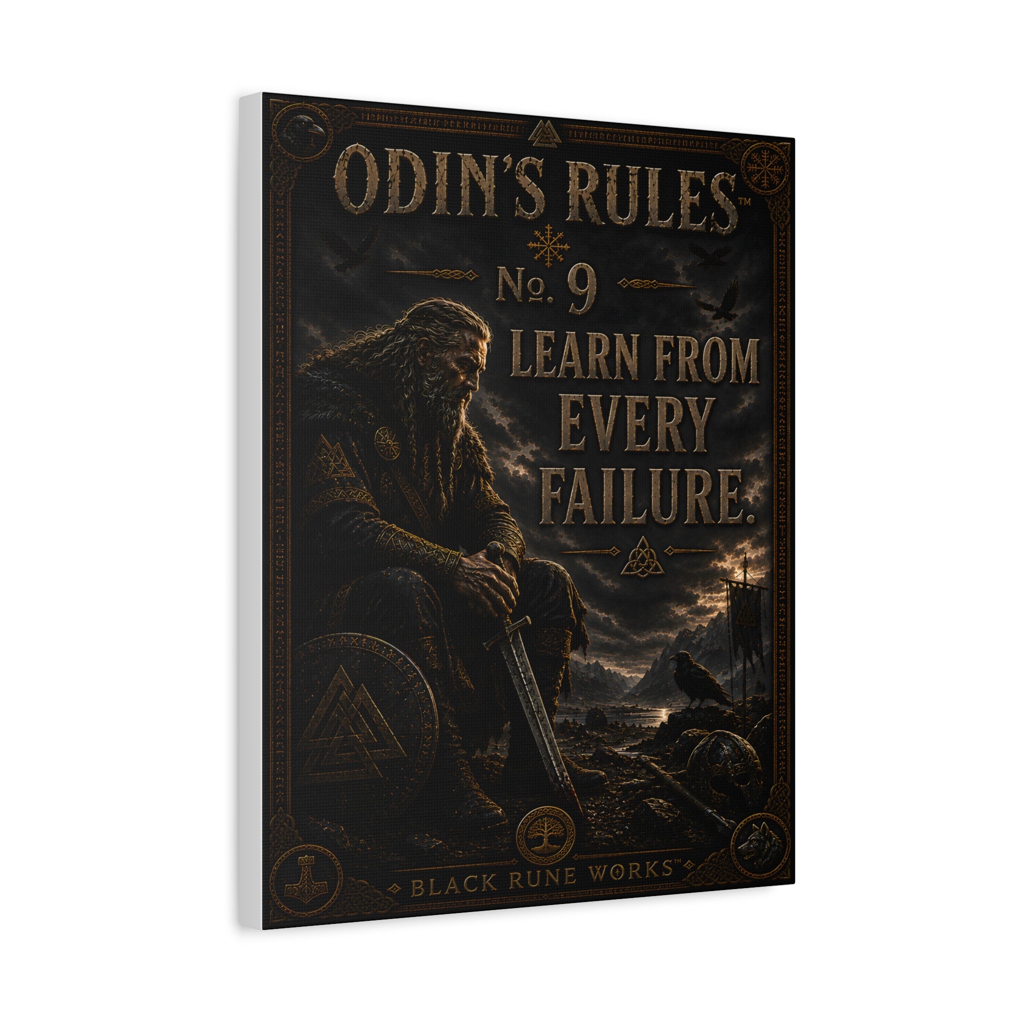 ODIN'S RULES™ No. 9 – Learn From Every Failure Canvas
