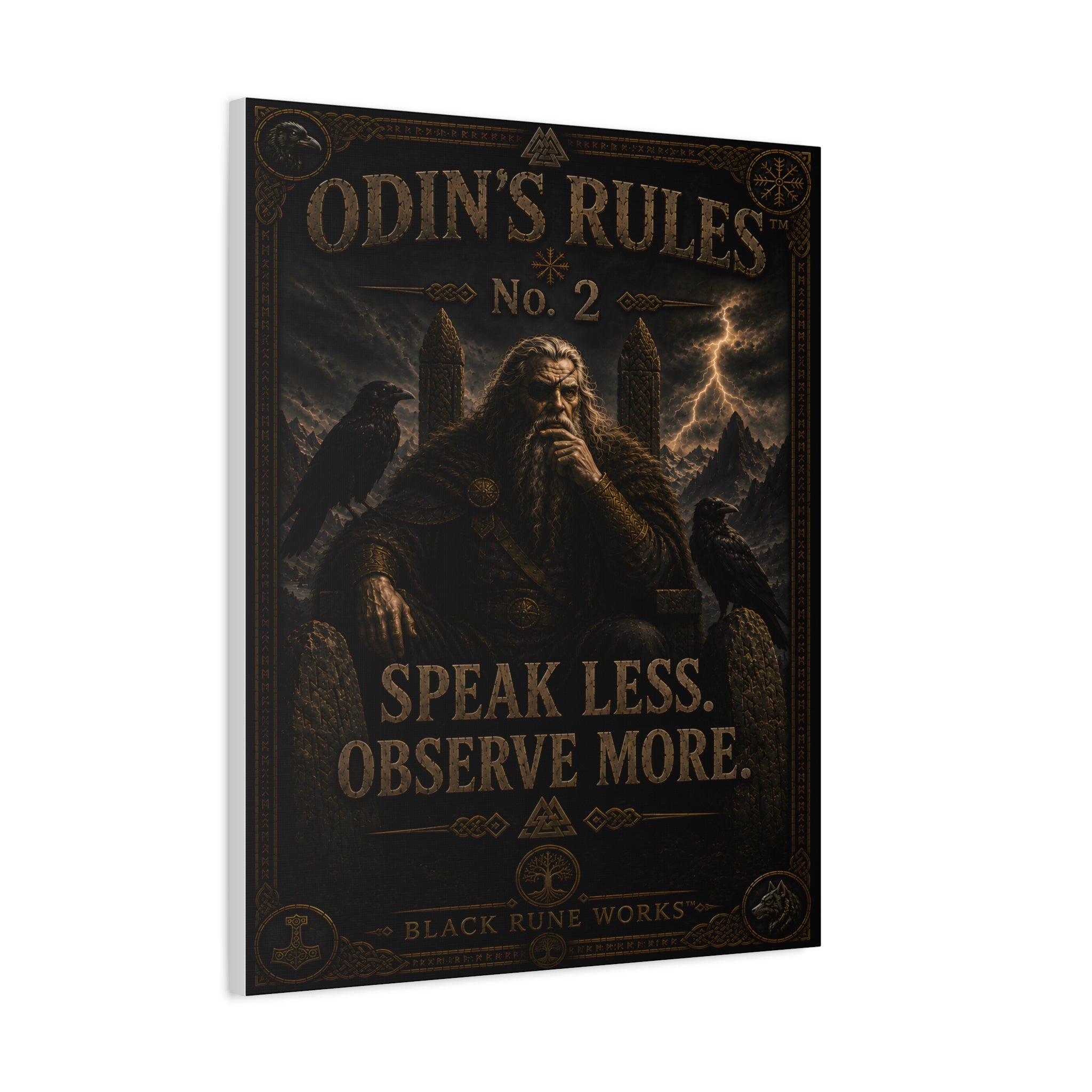 ODIN'S RULES™ No. 2 – Speak Less. Observe More