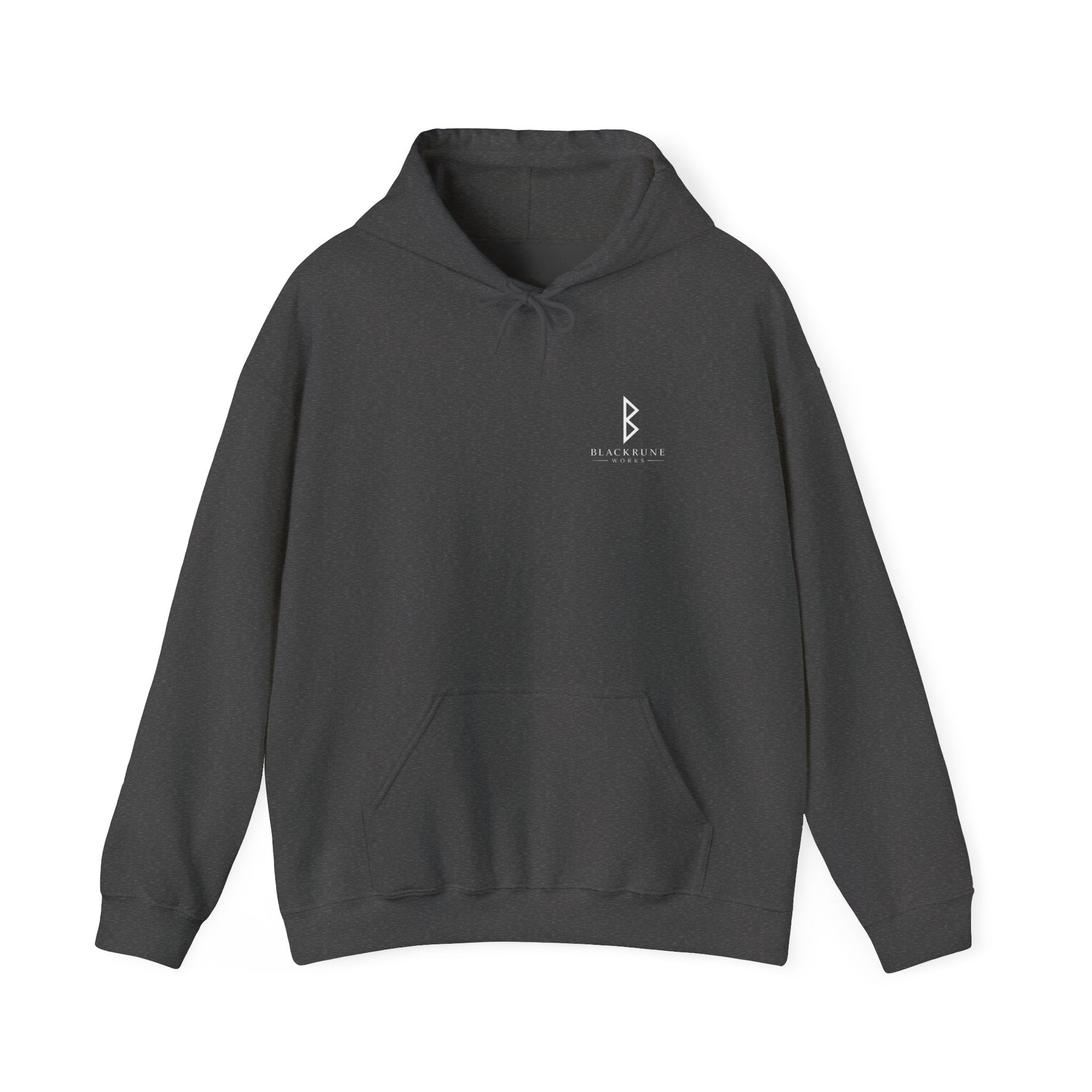 Odin's Rules™ Rule #4 | Master Yourself Before Leading Others | Viking Norse Warrior Hoodie | Black Rune Works