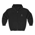 Aurora Eternal Love Rune Full-Zip Hoodie | Norse Viking Zip Hoodie | Black Rune Works