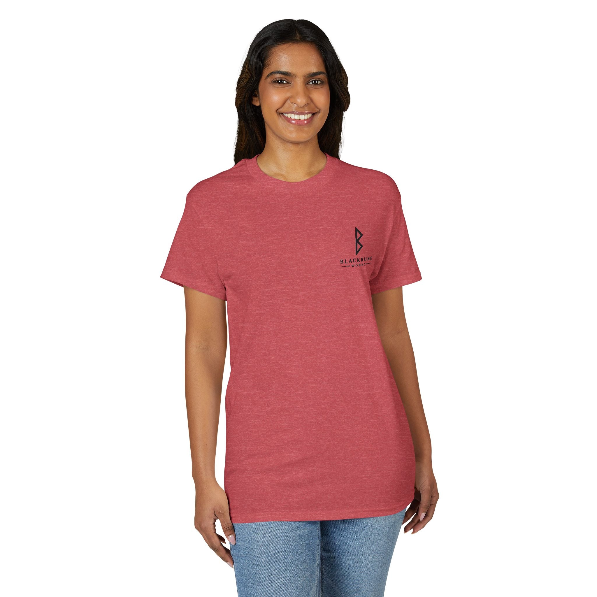 Black Rune Works Signature DryBlend T-Shirt Front Logo