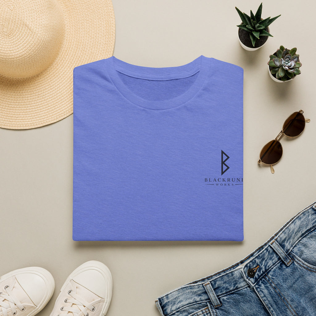 Black Rune Works Logo T Shirt Small Front Logo