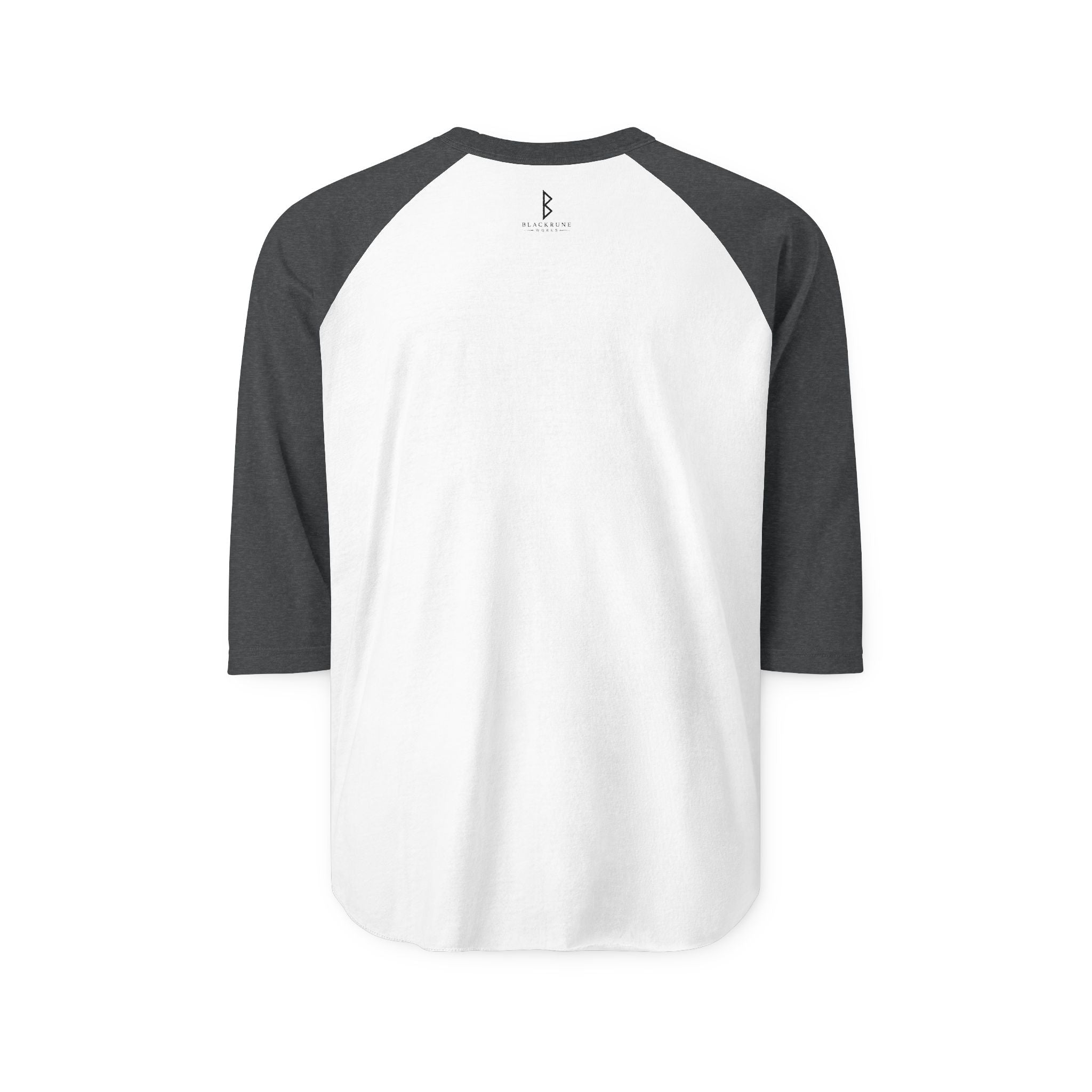 Aurora Eternal Love Rune Raglan Shirt | Norse Viking 3/4 Sleeve | Black Rune Works
