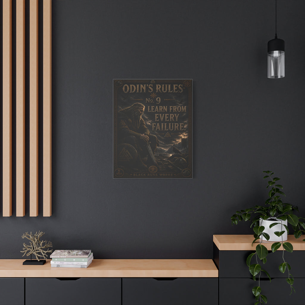 ODIN'S RULES™ No. 9 – Learn From Every Failure Canvas