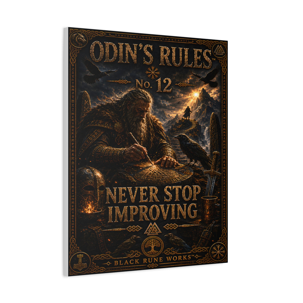 ODIN'S RULES™ No. 12 NEVER STOP IMPROVING