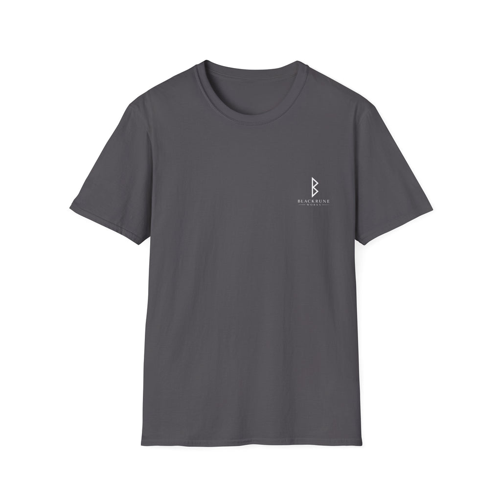 Aurora Eternal Love Rune T-Shirt | Gildan 64000 Softstyle | Norse Viking Shirt | Black Rune Works